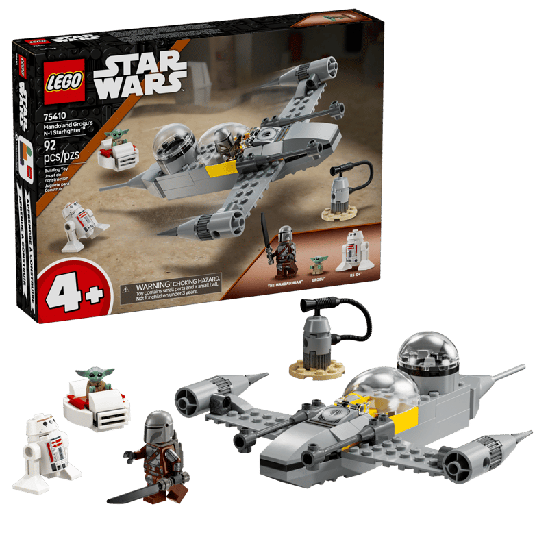 LEGO Star Wars 75410 Mando Grogu a stíhačka N-1 Starfighter