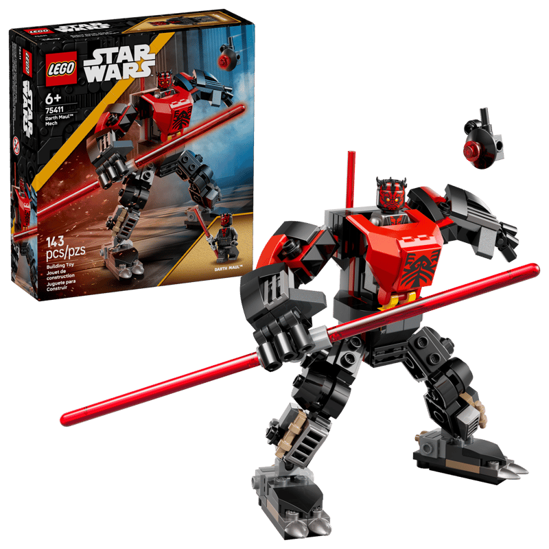 LEGO Star Wars 75411 Darth Maul a jeho robotický oblek