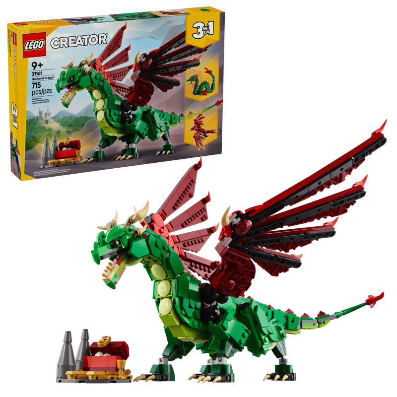 LEGO 31161 Středověký drak