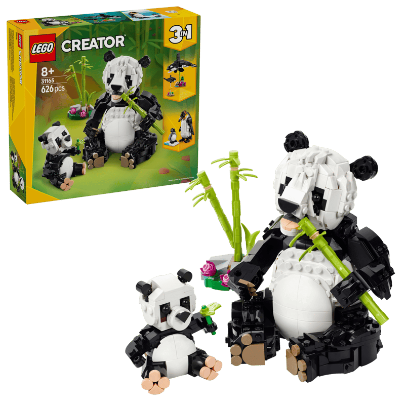 LEGO Creator 3 v 1 31165 Divoká zvířata: Pandí rodinka