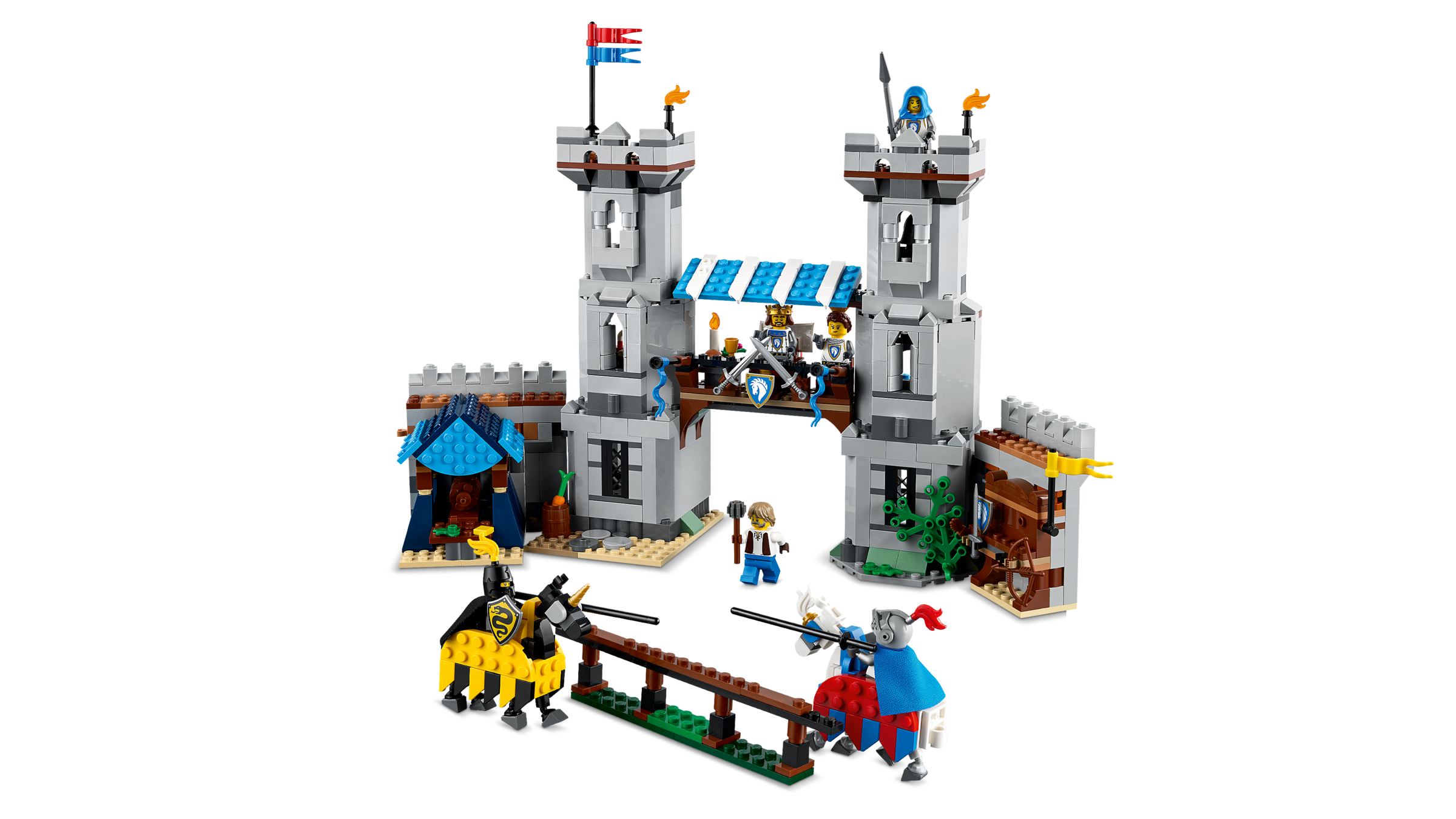 LEGO Creator 31168 Středověký hrad a rytíři na koních