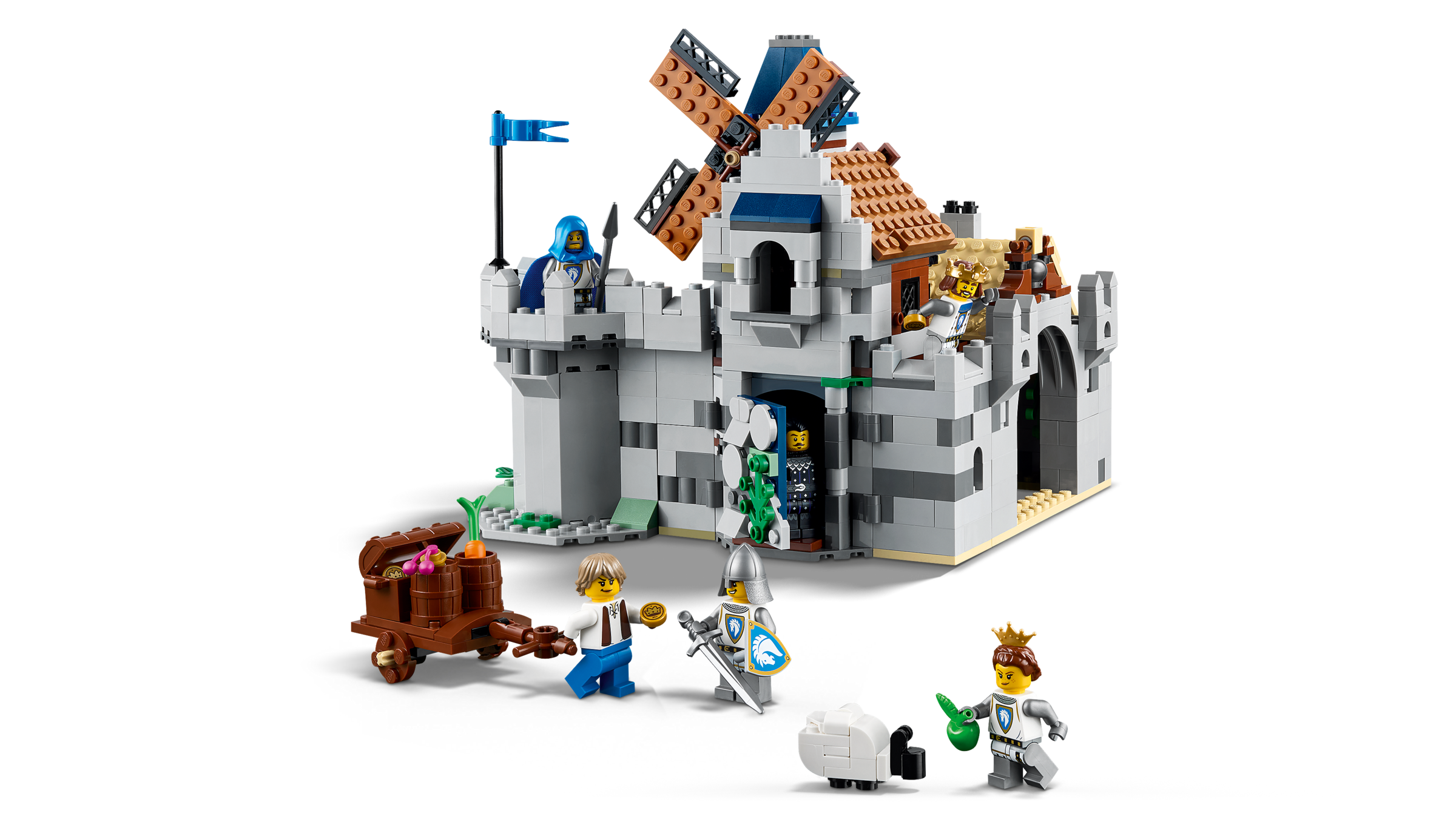 LEGO Creator 31168 Středověký hrad a rytíři na koních