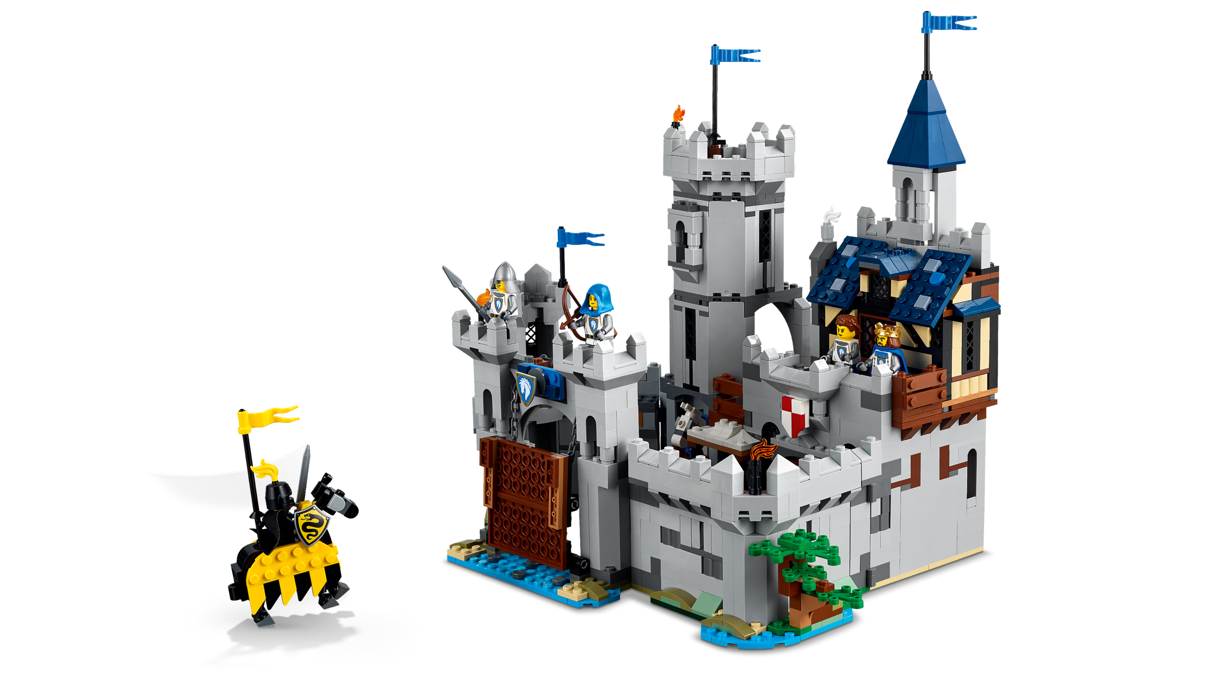 LEGO Creator 31168 Středověký hrad a rytíři na koních