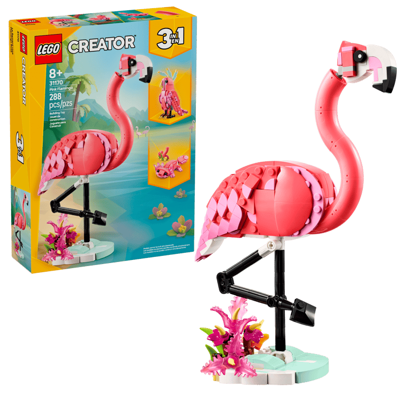 LEGO Creator 31170 Divoká zvířata: Růžový plameňák