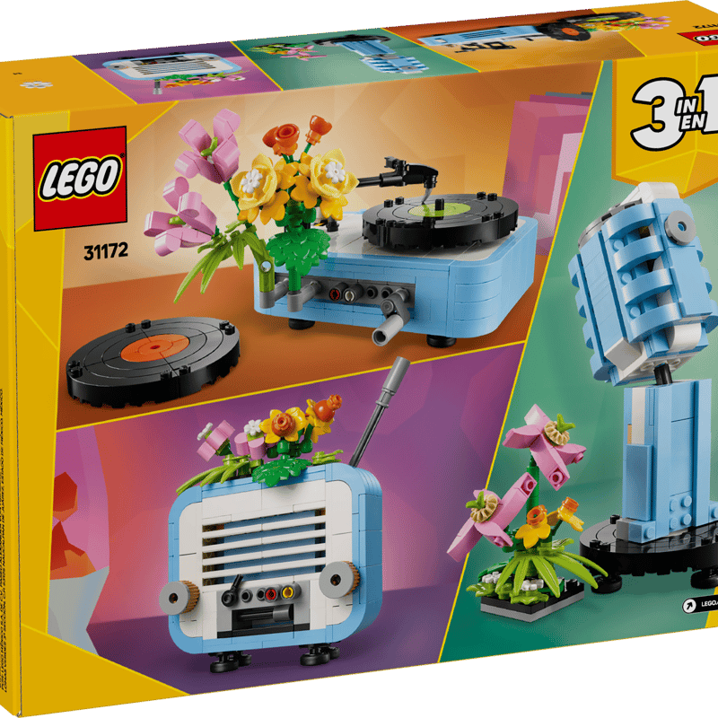 LEGO Creator 31172 Gramofon s květinami