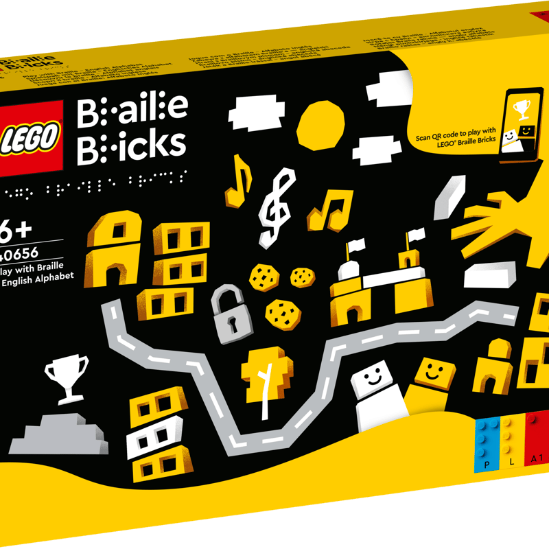 LEGO 40656 Hraní s Braillovým písmem – anglická abeceda