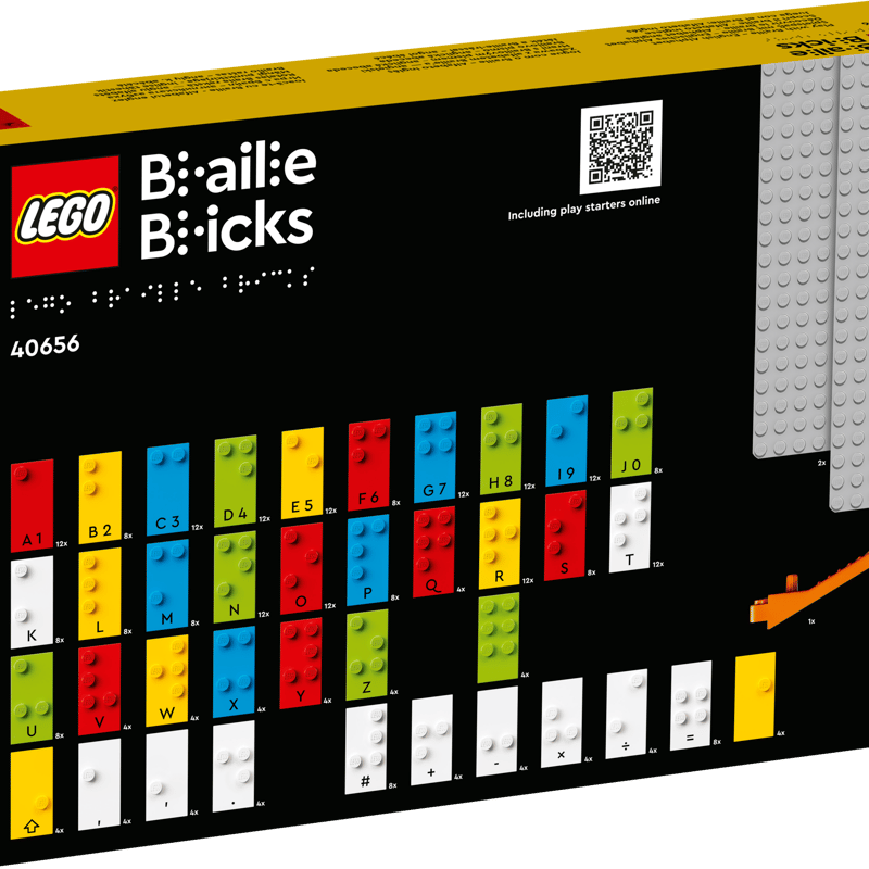 LEGO 40656 Hraní s Braillovým písmem – anglická abeceda