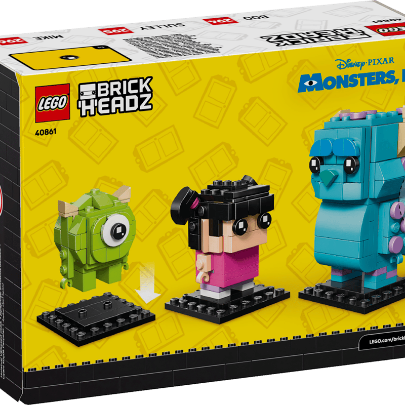 LEGO BrickHeadz 40861 Figurky Sulley, Mike a Boo