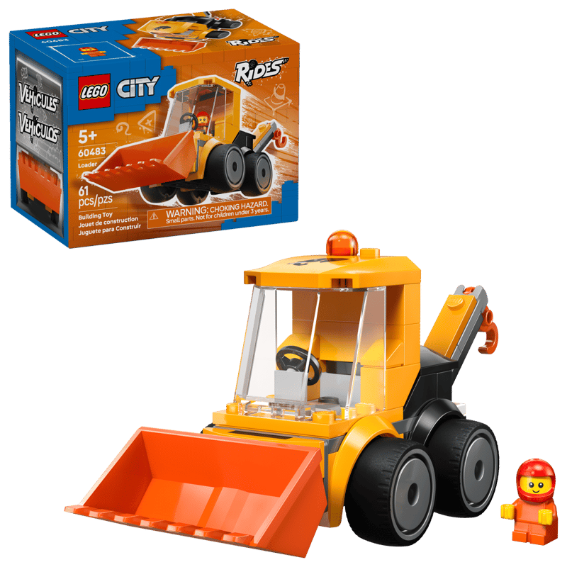 LEGO City 60483 Autíčka – Stavební nakladač
