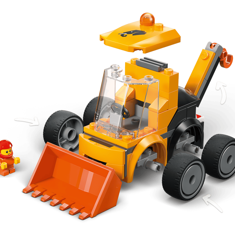 LEGO City 60483 Autíčka – Stavební nakladač