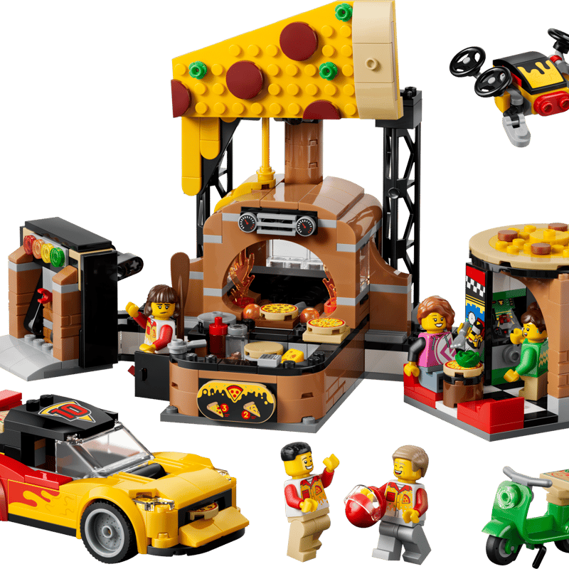 LEGO City 60496 Rozvoz pizzy a vozidla