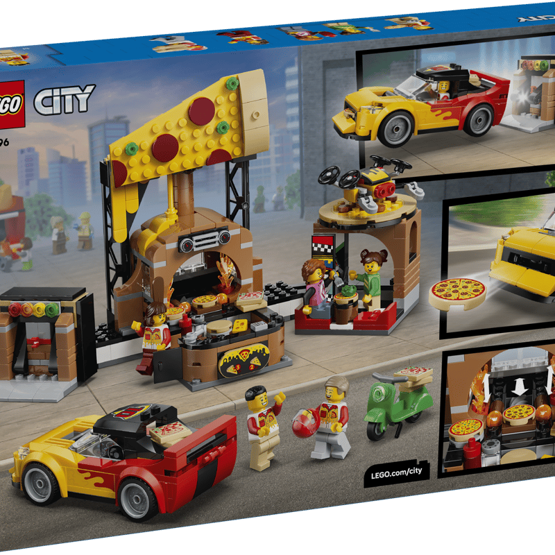 LEGO City 60496 Rozvoz pizzy a vozidla