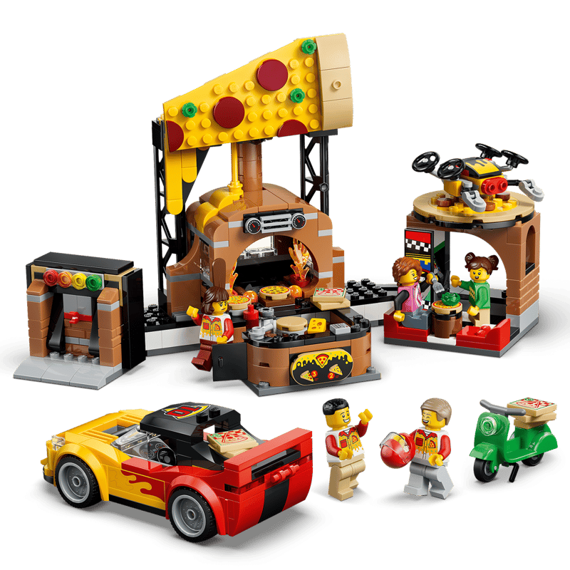 LEGO City 60496 Rozvoz pizzy a vozidla