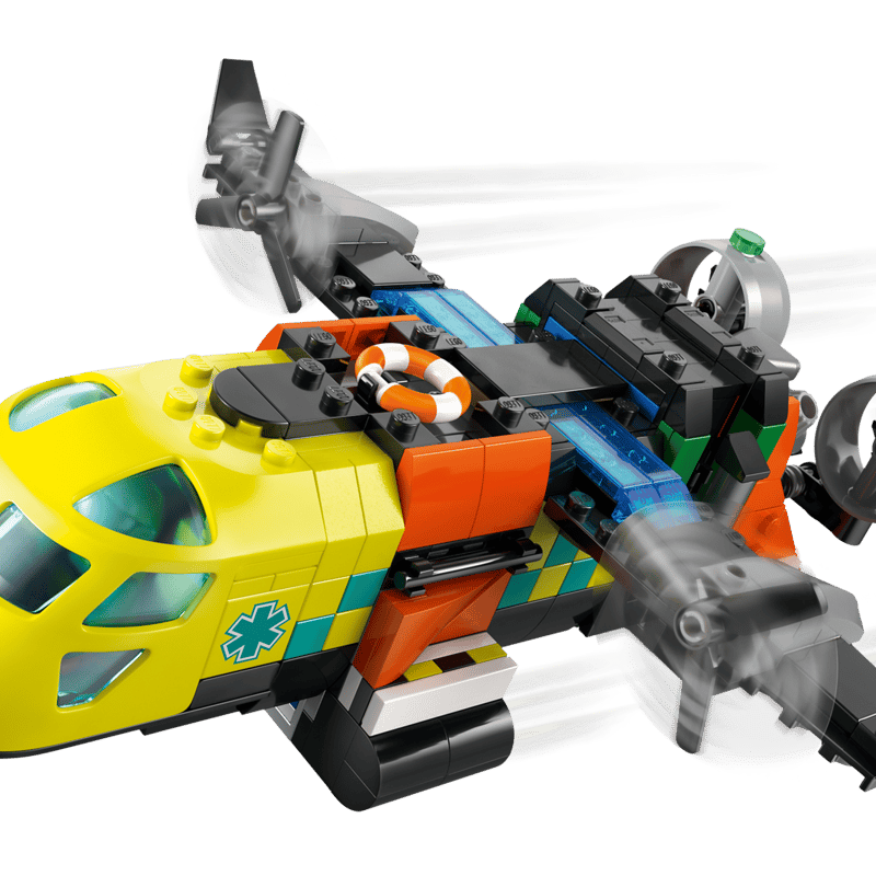 LEGO City 60505 Remix: Letadlo, servisní vůz a vznášedlo