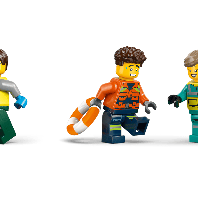 LEGO City 60505 Remix: Letadlo, servisní vůz a vznášedlo