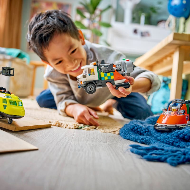 LEGO City 60505 Remix: Letadlo, servisní vůz a vznášedlo