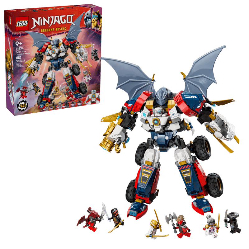 LEGO NINJAGO 71834 Zaneův ultrakombo robot