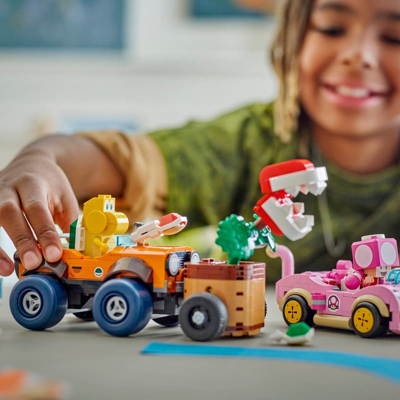 LEGO Super Mario 72044 Mario Kart – Piranha Plant a honička v autech