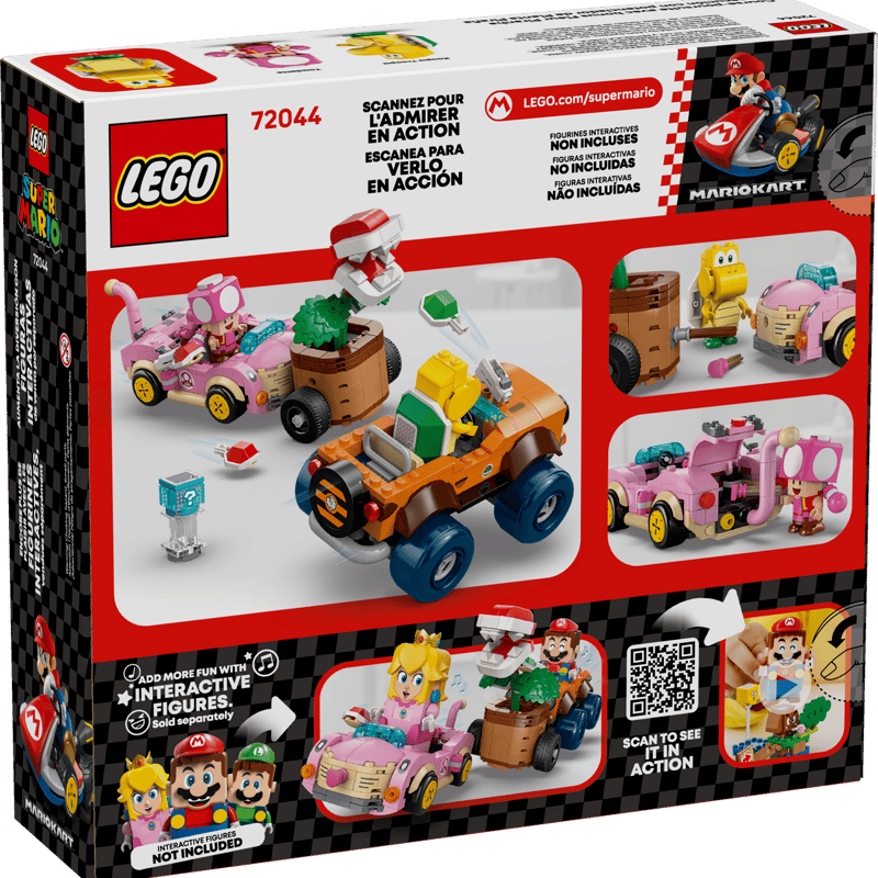 LEGO Super Mario 72044 Mario Kart – Piranha Plant a honička v autech