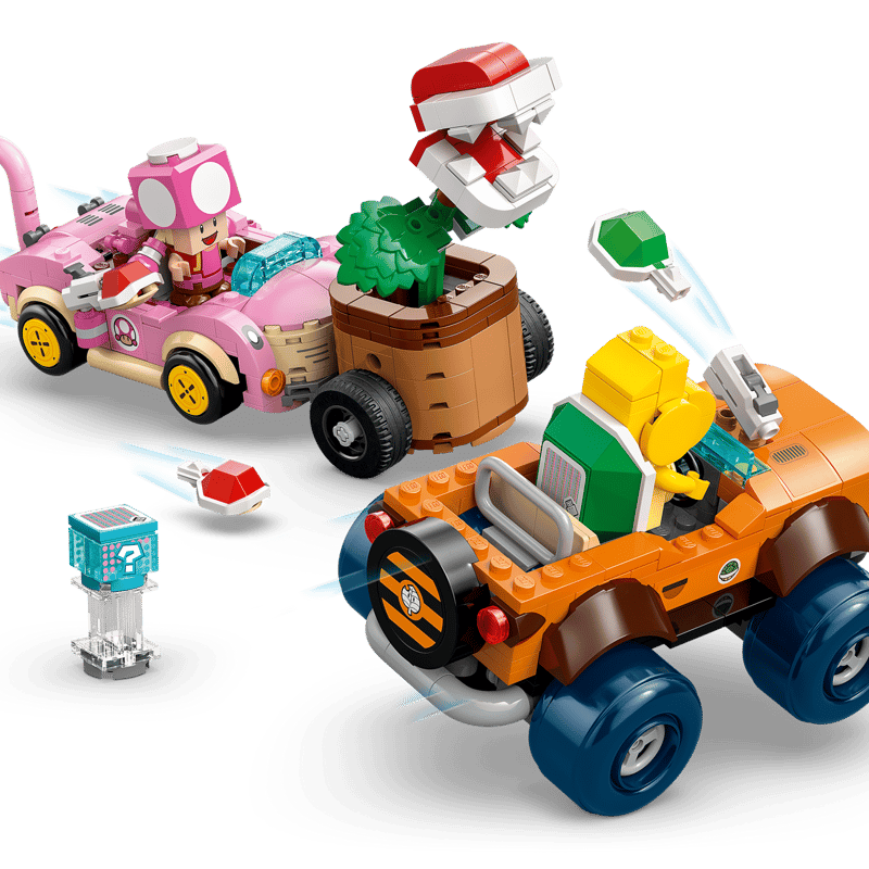LEGO Super Mario 72044 Mario Kart – Piranha Plant a honička v autech