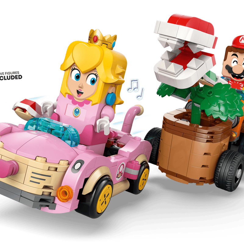 LEGO Super Mario 72044 Mario Kart – Piranha Plant a honička v autech