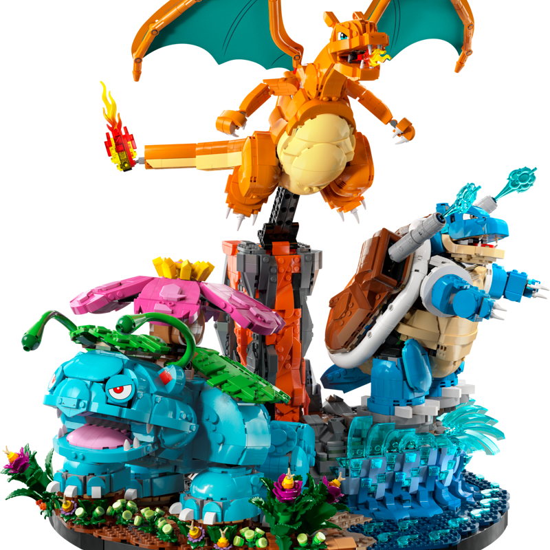 LEGO Pokémon 72153 Venusaur, Charizard a Blastoise