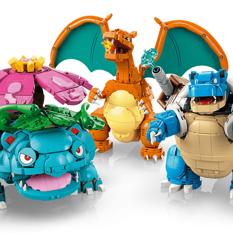 LEGO Pokémon 72153 Venusaur, Charizard a Blastoise
