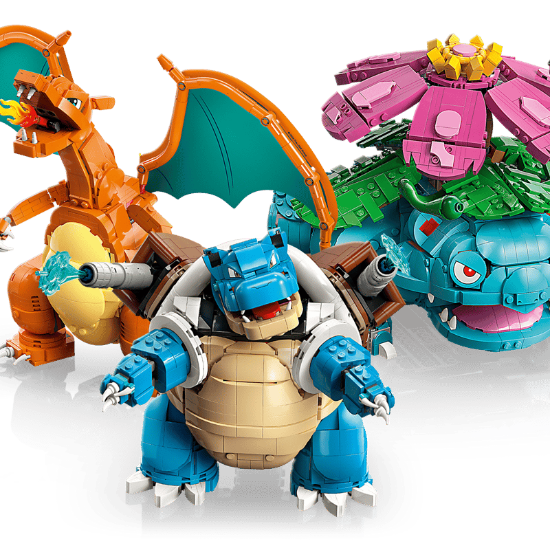 LEGO Pokémon 72153 Venusaur, Charizard a Blastoise