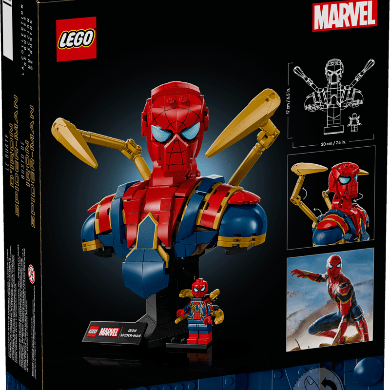 LEGO Marvel 76326 Busta Iron Spider-Mana
