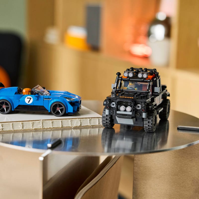 LEGO Speed Champions 77264 Jaguar Project 7 a Land Rover Defender
