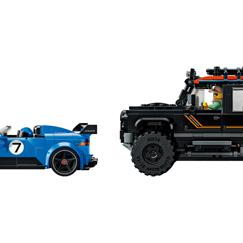 LEGO Speed Champions 77264 Jaguar Project 7 a Land Rover Defender