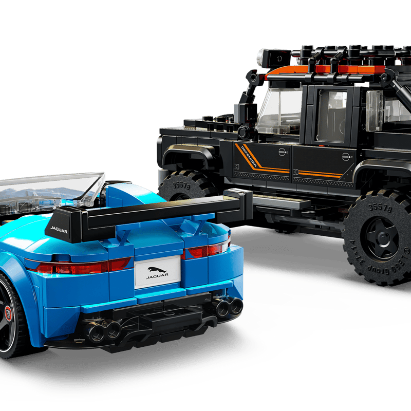 LEGO Speed Champions 77264 Jaguar Project 7 a Land Rover Defender