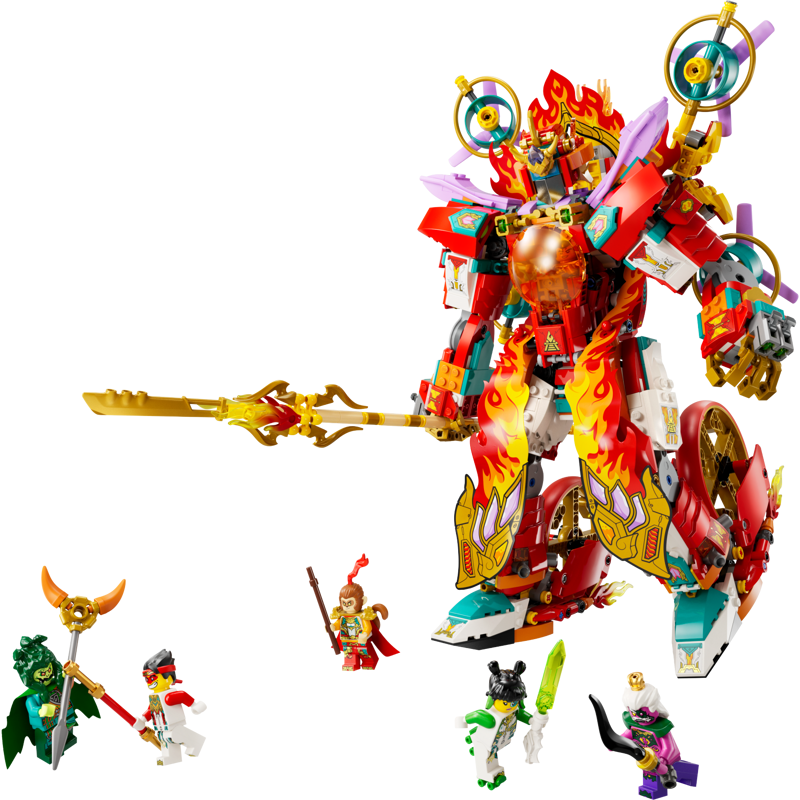 LEGO Monkie Kid 80057 Nezhův kruh ohnivého robota