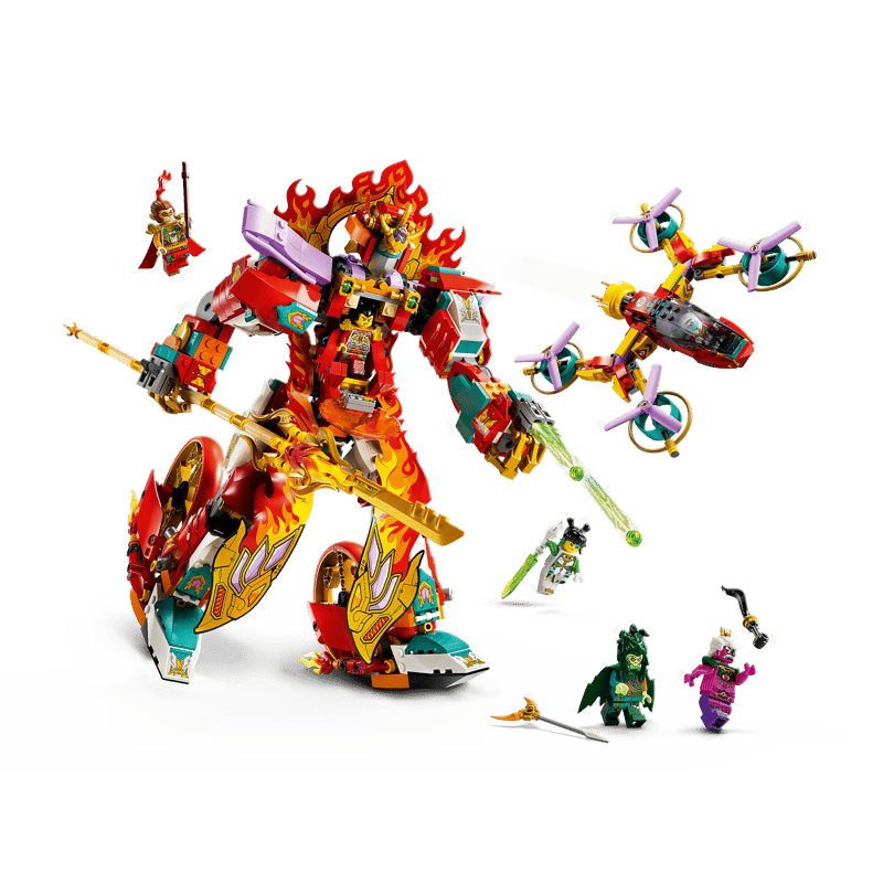 LEGO Monkie Kid 80057 Nezhův kruh ohnivého robota