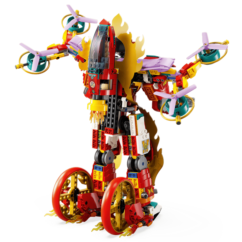 LEGO Monkie Kid 80057 Nezhův kruh ohnivého robota