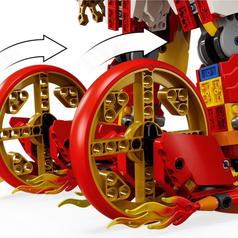 LEGO Monkie Kid 80057 Nezhův kruh ohnivého robota