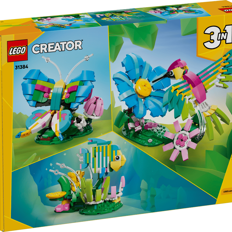 LEGO® Creator 3 v 1 31384 Divoká zvířata: Barevný kolibřík
