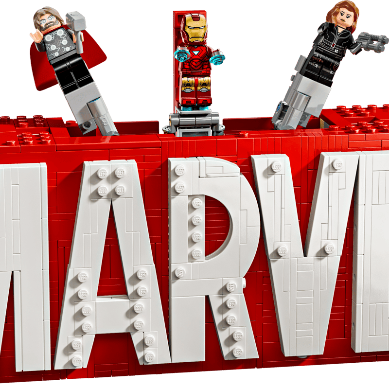 LEGO® Marvel 76313 Logo MARVEL a minifigurky