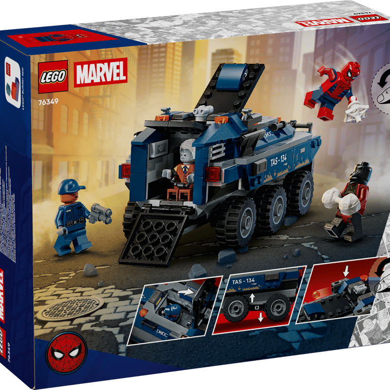 LEGO® Marvel 76349 Spider-Man a honička za vězeňským transportérem