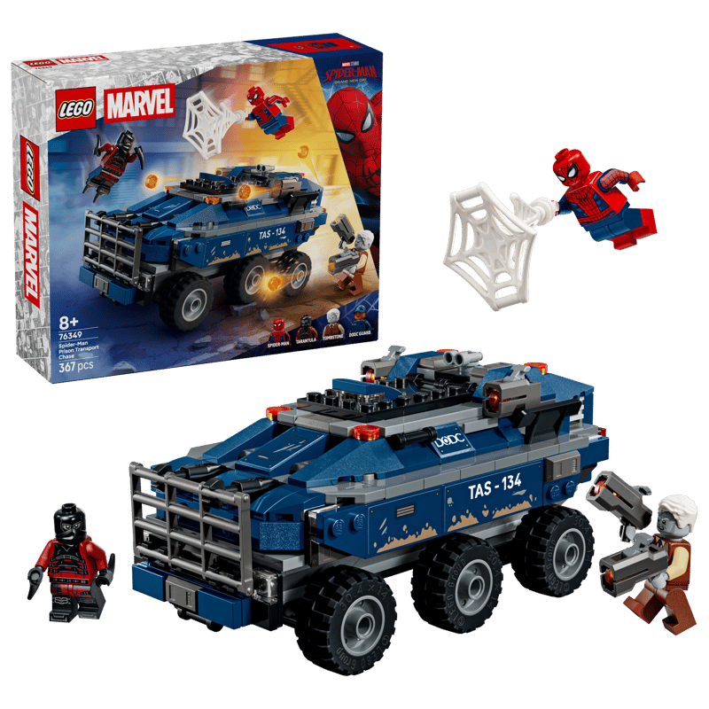 LEGO® Marvel 76349 Spider-Man a honička za vězeňským transportérem
