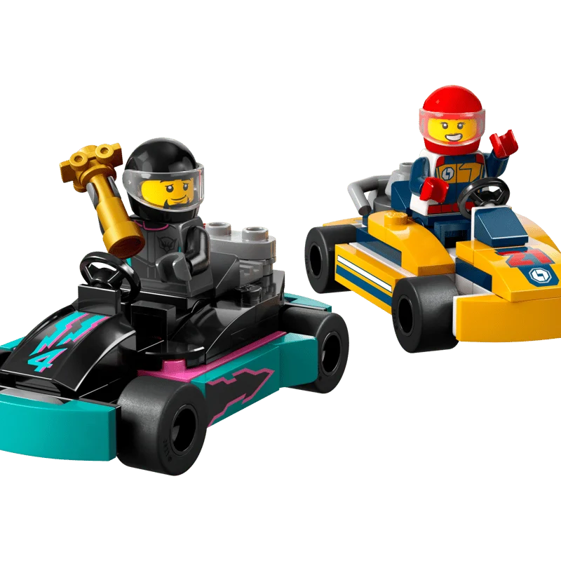 LEGO City 60400 Motokáry s řidiči — obrázek 1