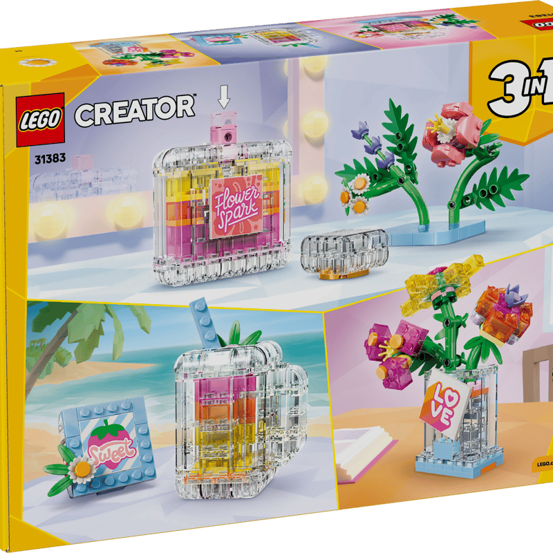 LEGO® Creator 3 v 1 31383 Parfém s ozdobnými květinami