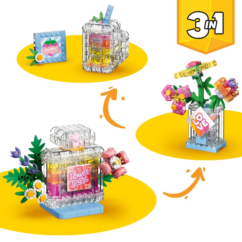 LEGO® Creator 3 v 1 31383 Parfém s ozdobnými květinami