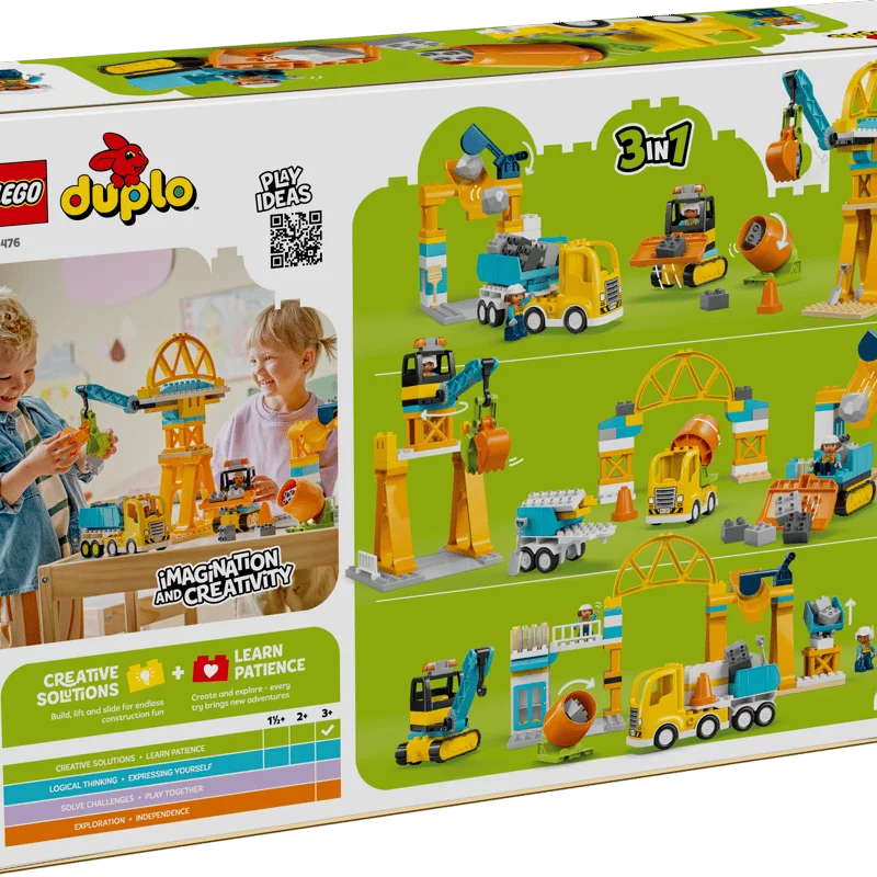 LEGO DUPLO 10476 Staveniště a vozidla 3 v 1 — obrázek 14