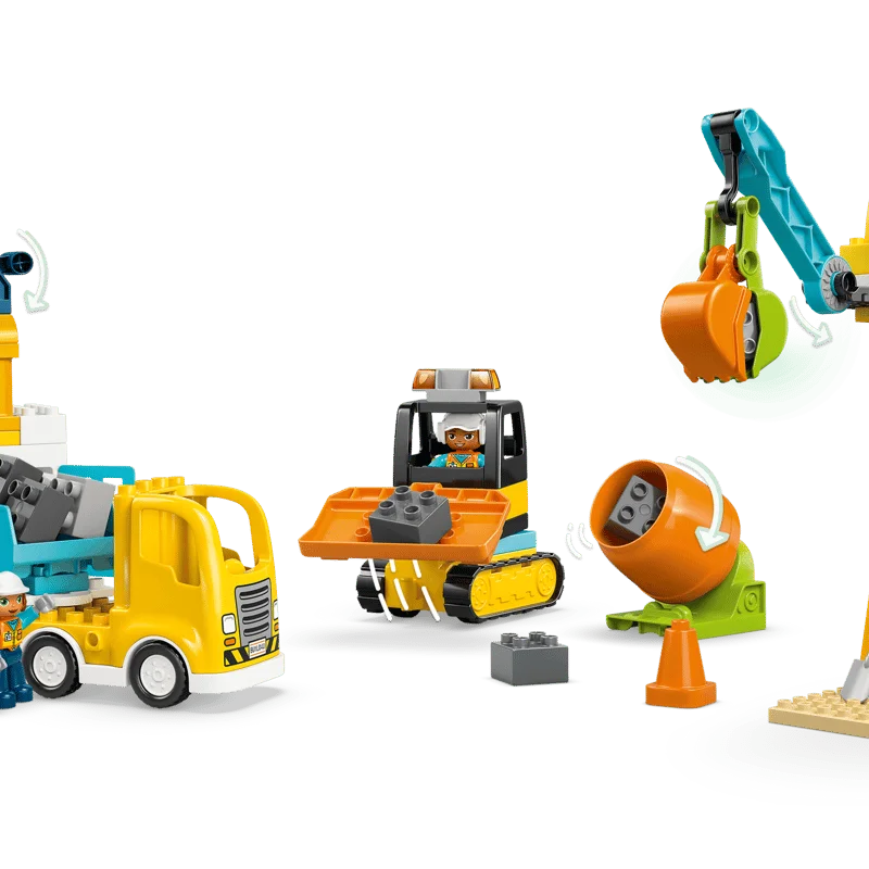 LEGO DUPLO 10476 Staveniště a vozidla 3 v 1 — obrázek 7