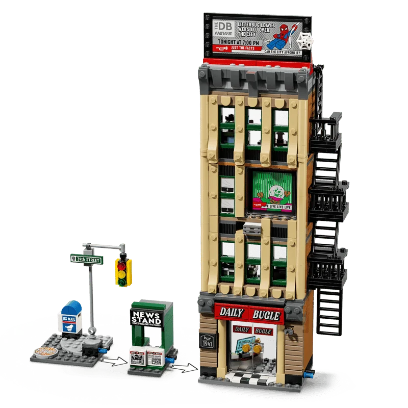 LEGO Marvel 76342 Spider-Man vs. Mysterio: Daily Bugle — obrázek 3