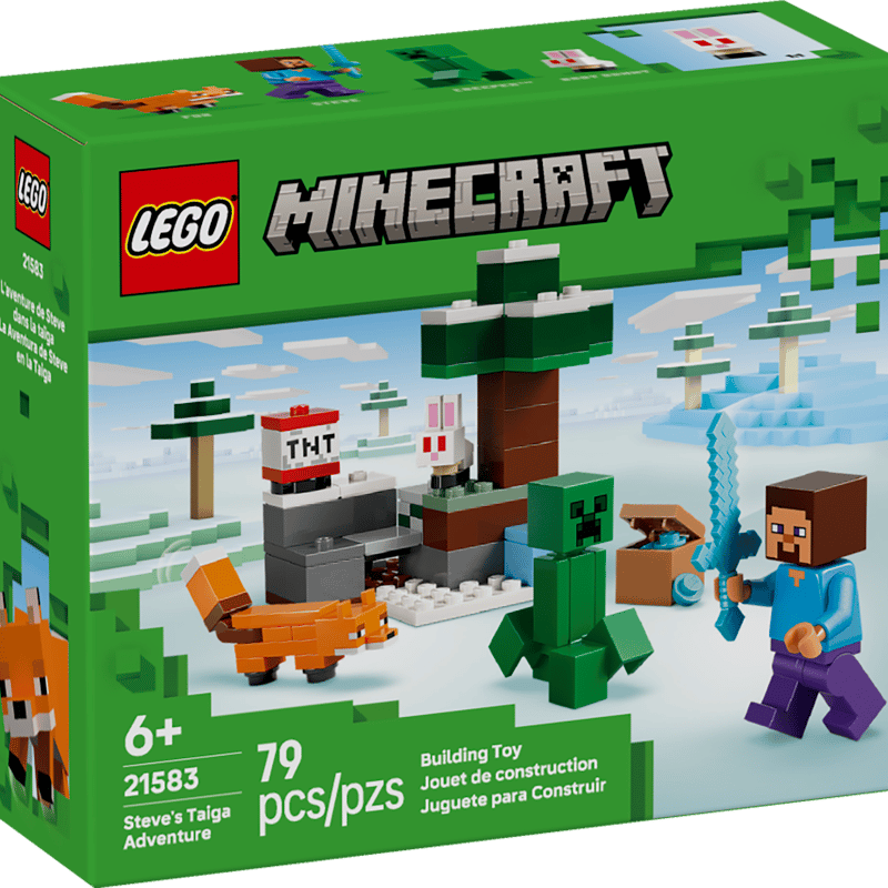LEGO® Minecraft 21583 Steve a dobrodružství v tajze