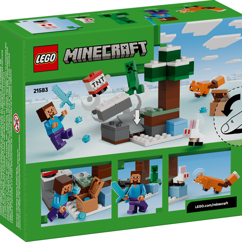 LEGO® Minecraft 21583 Steve a dobrodružství v tajze