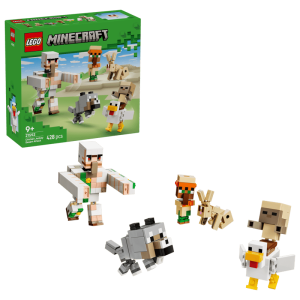 LEGO® Minecraft 21592 Kuřecí žokej a útok v poušti