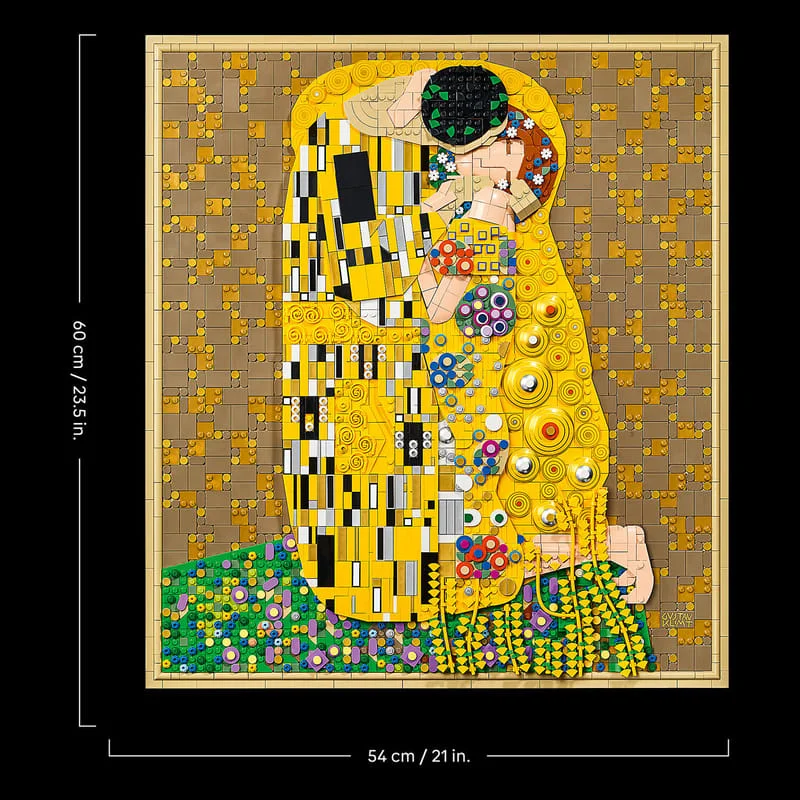 LEGO Art 31221 Gustav Klimt – Polibek — obrázek 4